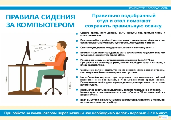 Комплект плакатов «Компьютер и безопасность» (2 шт.)